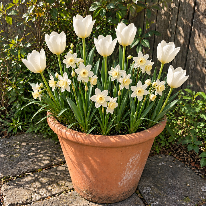 Midnight & Moonlight illustrative middle-spring pot display