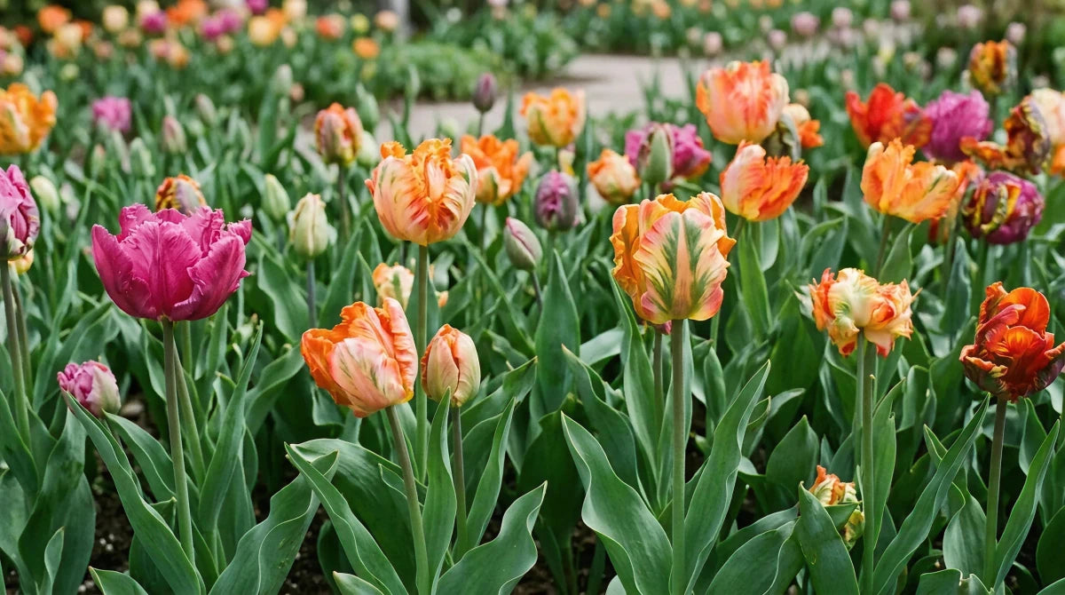 Tulipa 'Parrot Mixed' (Tulip) - Harding & Bloom
