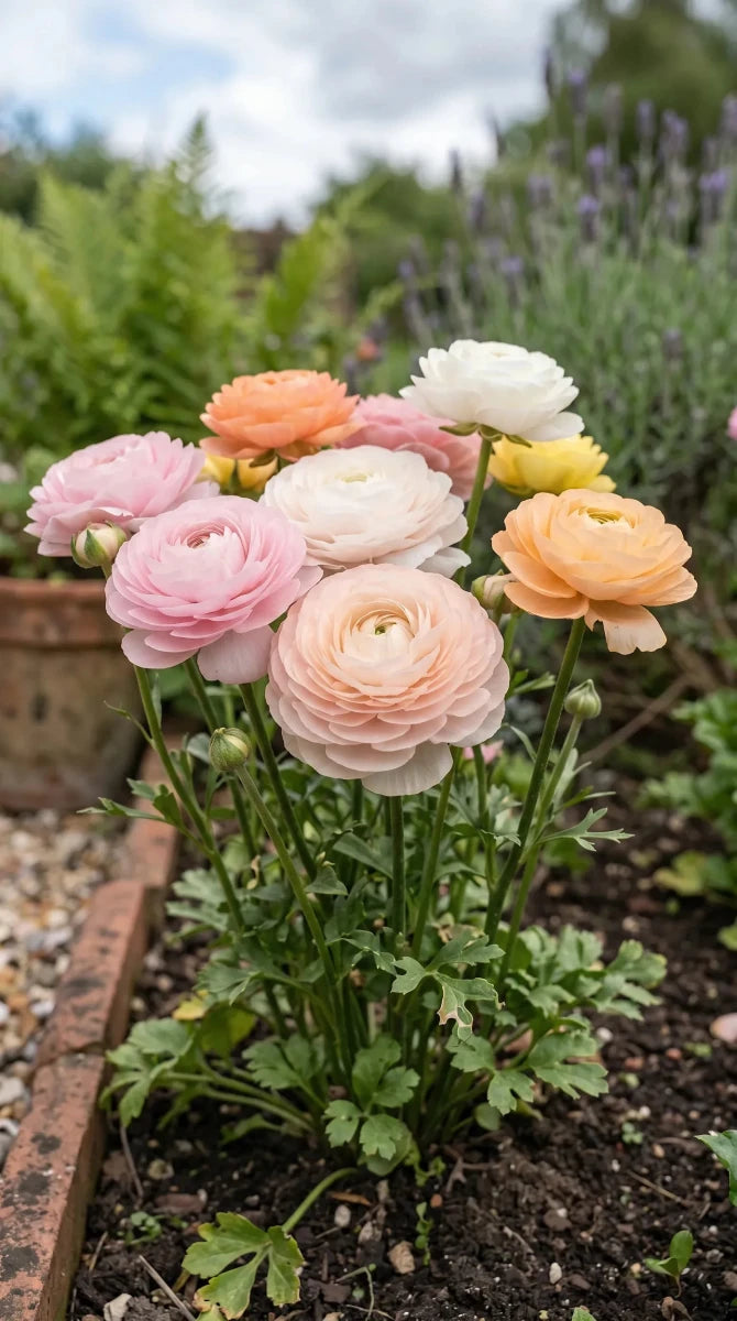 Ranunculus 'Elegance Pastello Mix' - Harding & Bloom