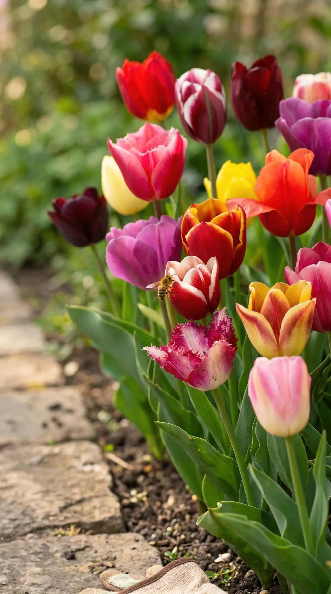 Tulipa 'Triumph Mix' (Tulip) - Harding & Bloom