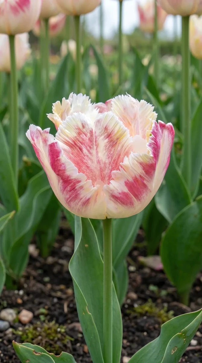Tulipa 'Blushing Parrot' (Tulip) - Harding & Bloom