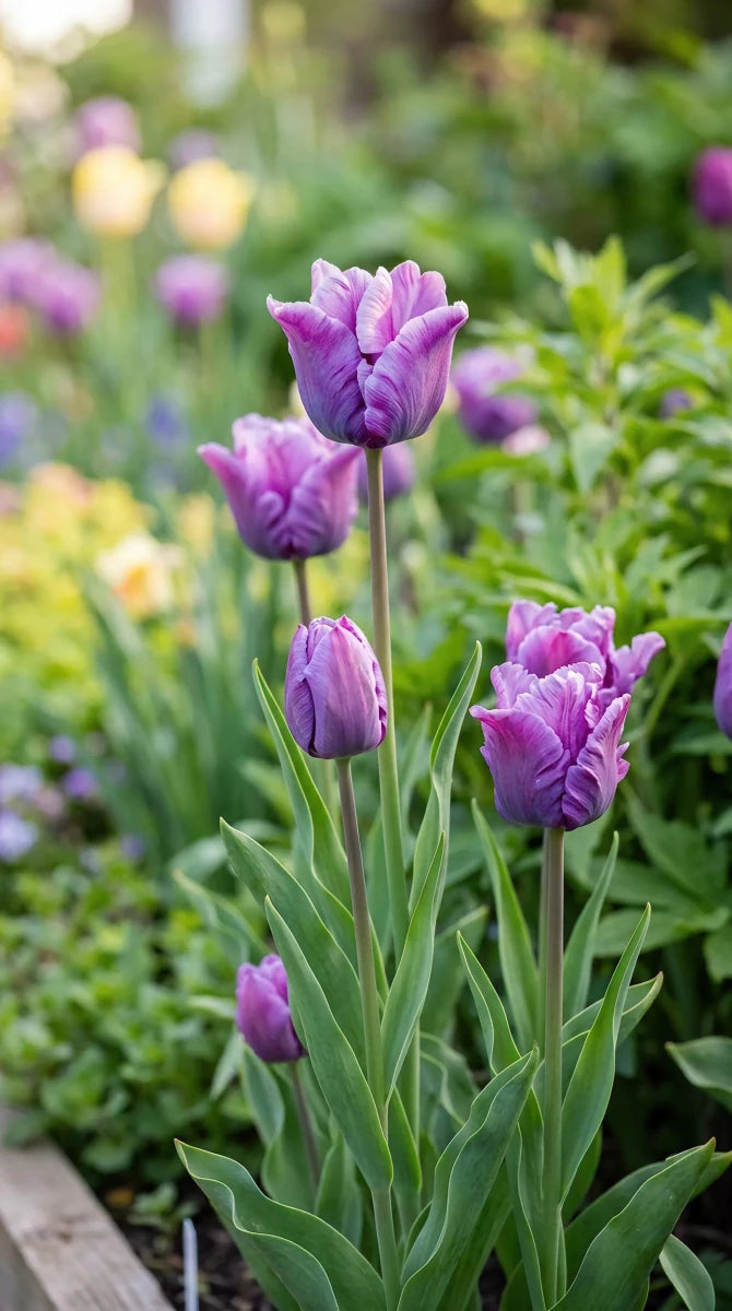 Tulipa 'Blue Parrot' (Parrot tulip) - Harding & Bloom