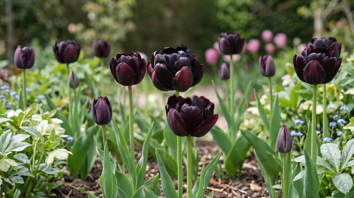 Tulipa 'Black Hero' (tulip) - Harding & Bloom