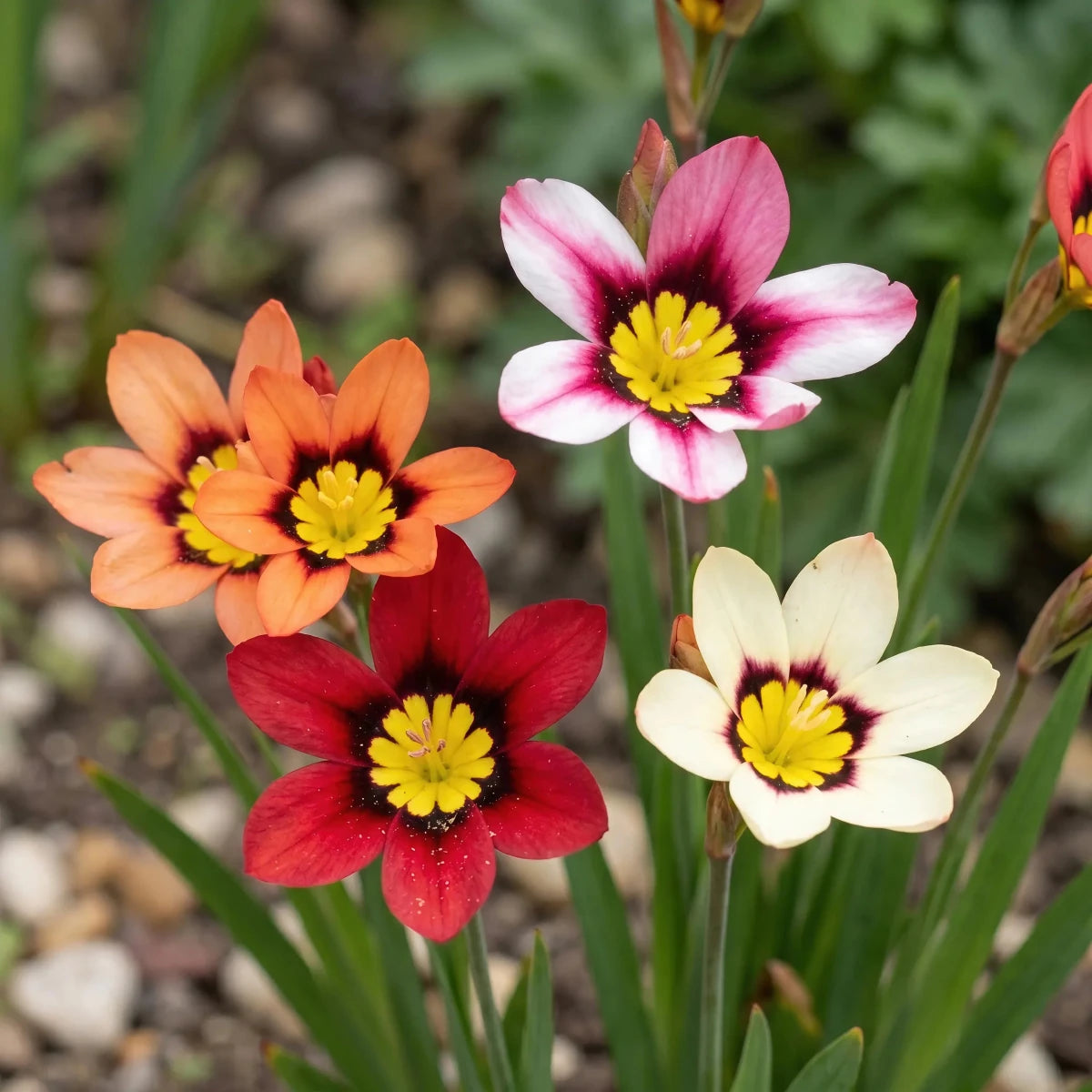Sparaxis 'Mixed' (Harlequin flower) - Harding & Bloom