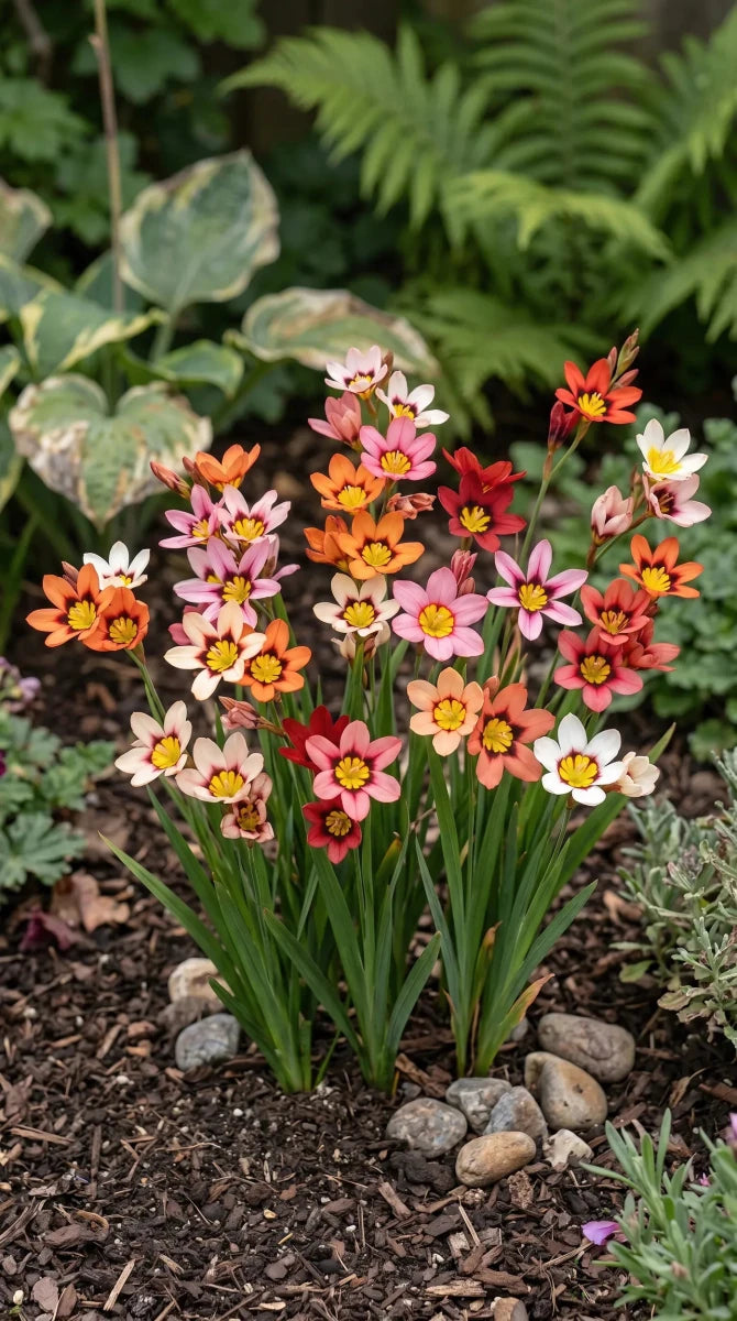 Sparaxis 'Mixed' (Harlequin flower) - Harding & Bloom