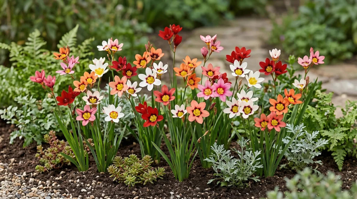 Sparaxis 'Mixed' (Harlequin flower) - Harding & Bloom