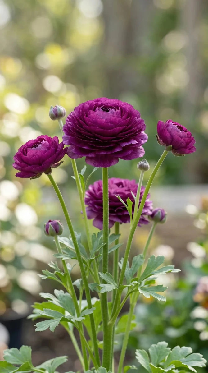 Ranunculus 'Purple' - Harding & Bloom