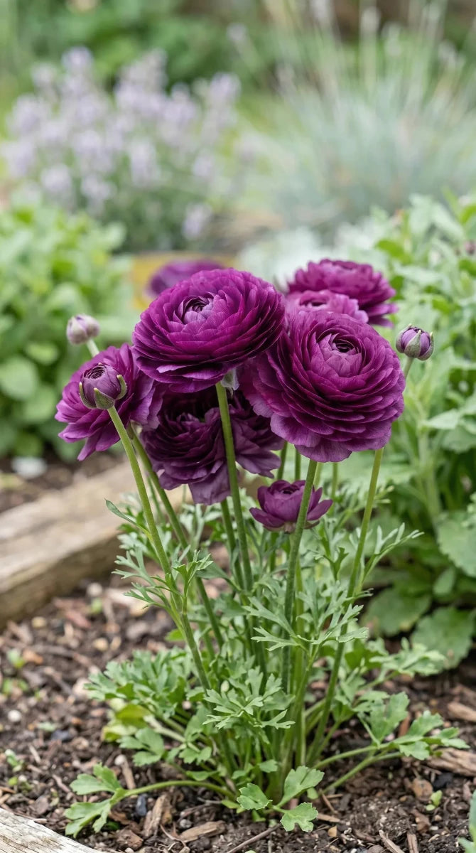 Ranunculus 'Purple' - Harding & Bloom