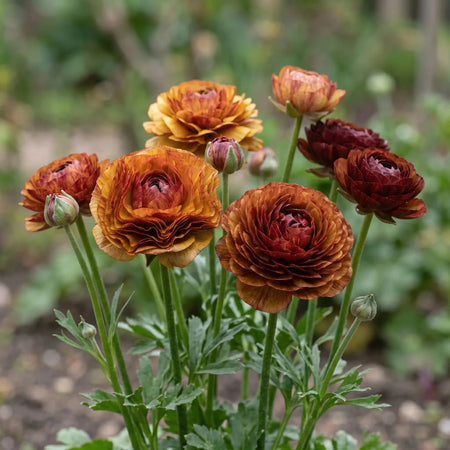 Ranunculus 'Picotee Café' - Harding & Bloom