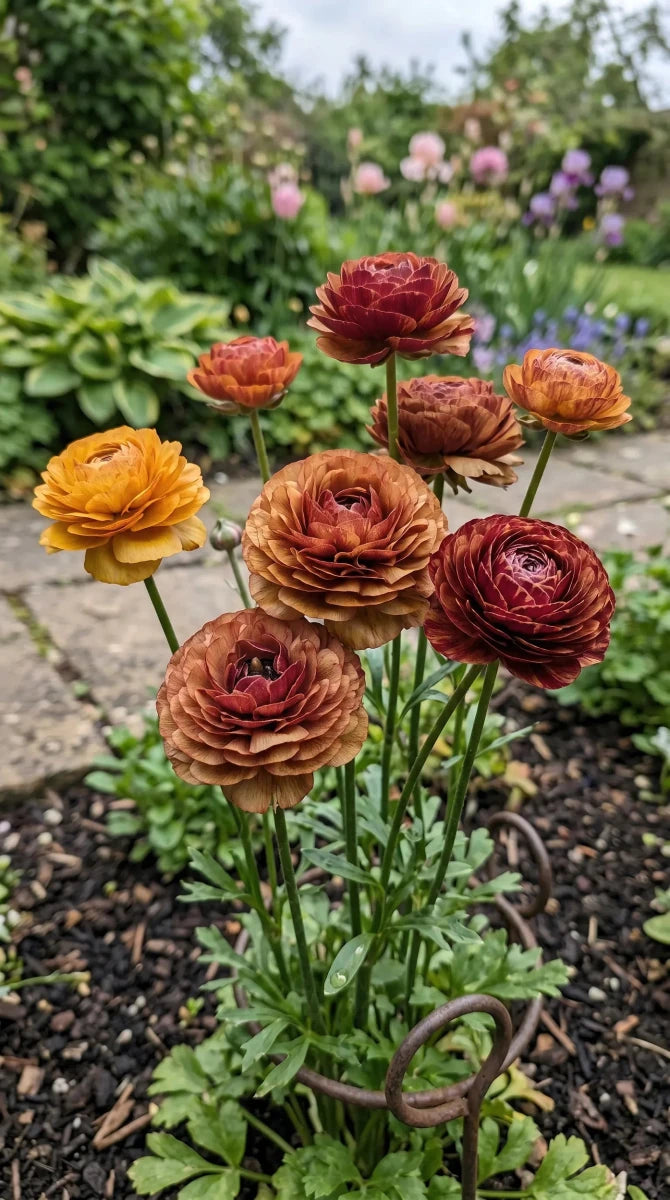 Ranunculus 'Picotee Café' - Harding & Bloom