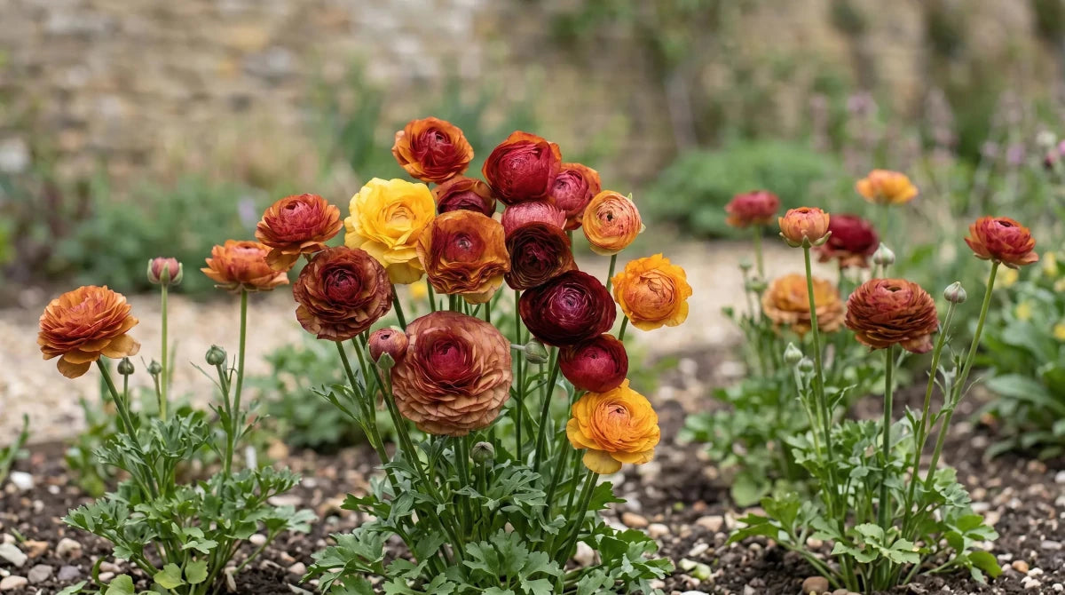 Ranunculus 'Picotee Café' - Harding & Bloom