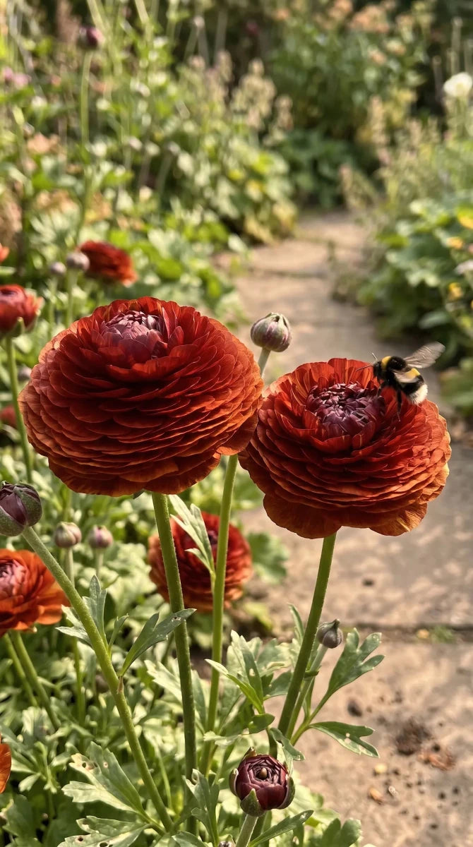 Ranunculus 'Elegance Cioccolato' - Harding & Bloom