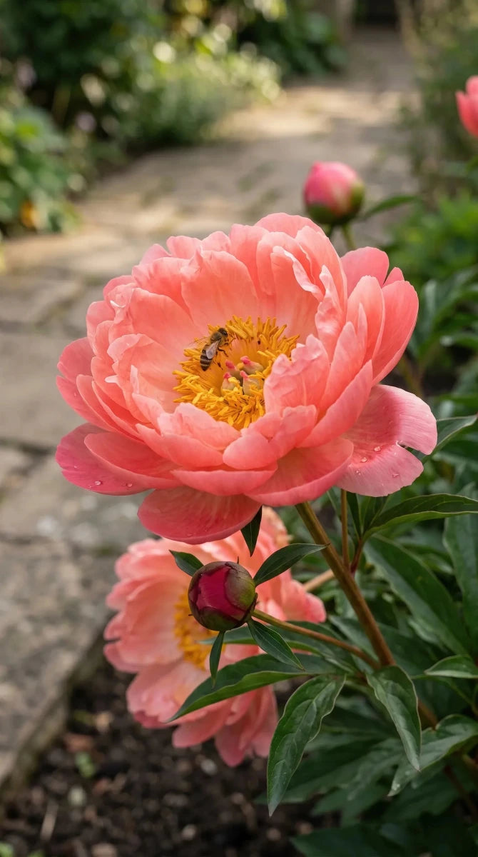 Paeonia 'Coral Sunset' (Peony) - Harding & Bloom