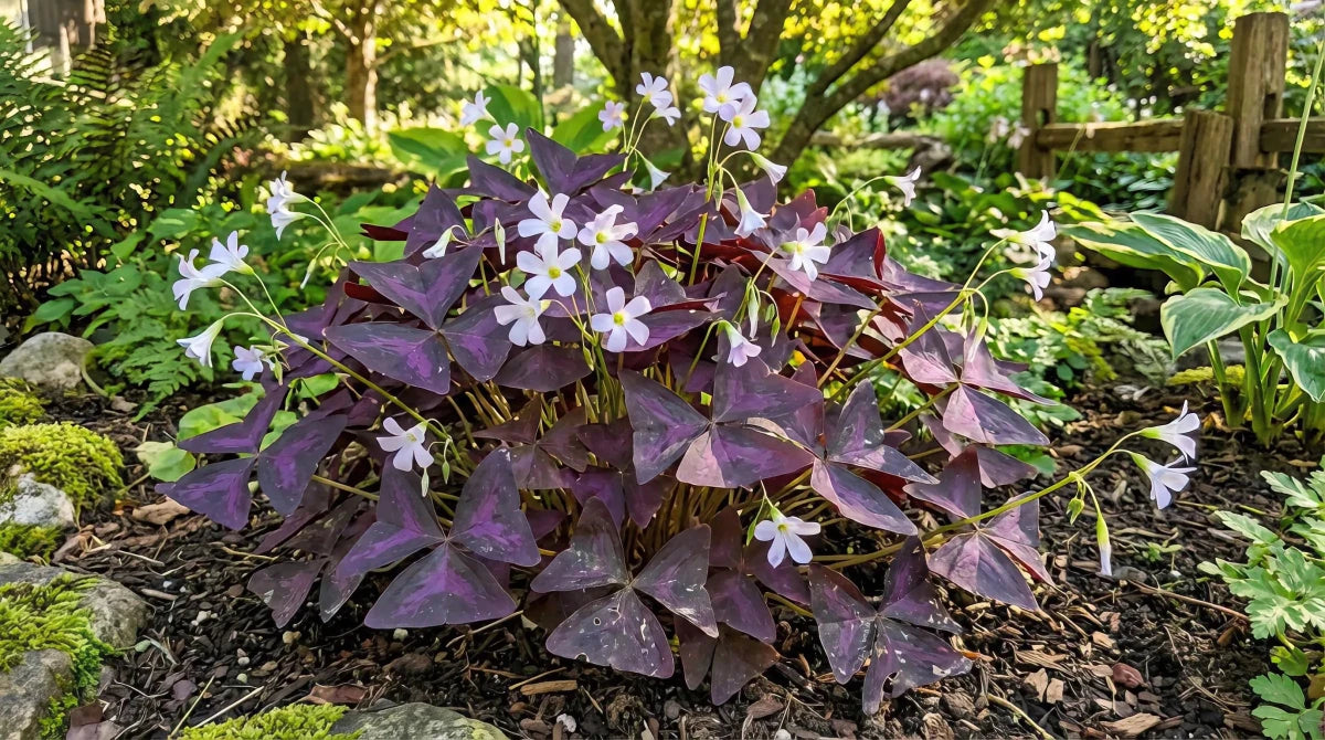Oxalis 'triangularis' (Purpleleaf false shamrock) image 3