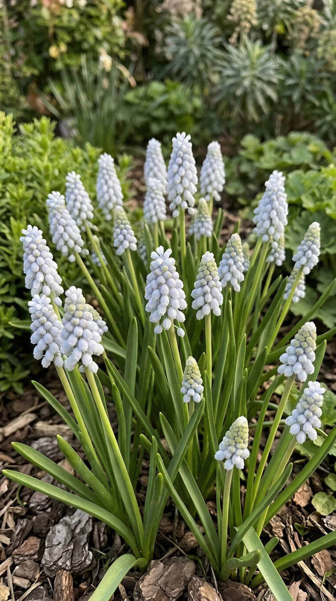 Muscari 'Valerie Finnis' (Grape hyacinth) - Harding & Bloom
