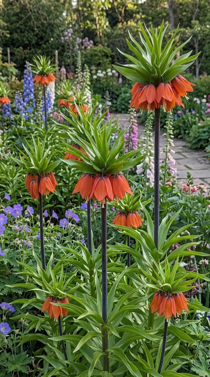 Fritillaria 'Rubra' (crown imperial 'Rubra) - Harding & Bloom