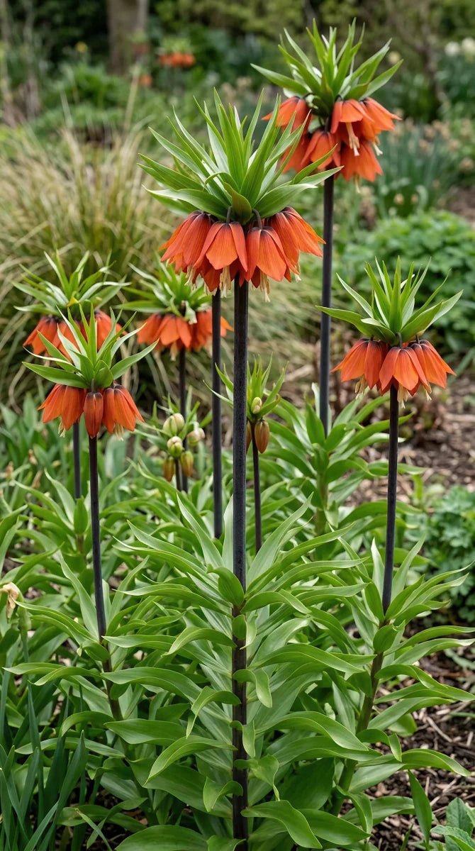 Fritillaria 'Rubra' (crown imperial 'Rubra) - Harding & Bloom