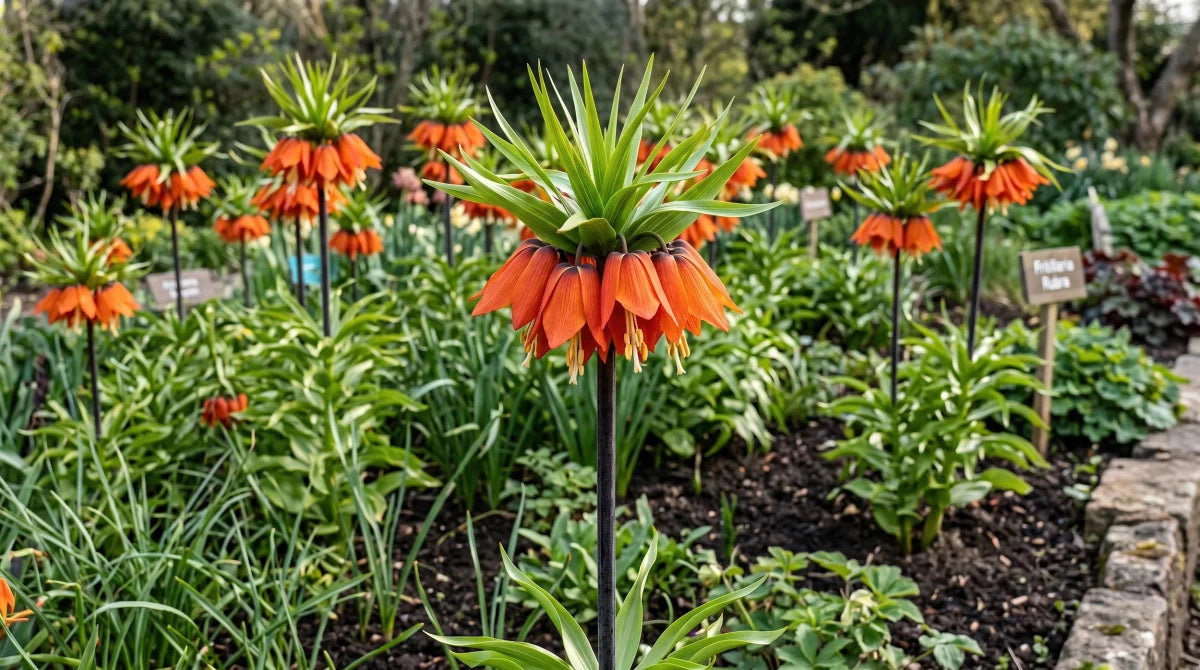 Fritillaria 'Rubra' (crown imperial 'Rubra) - Harding & Bloom