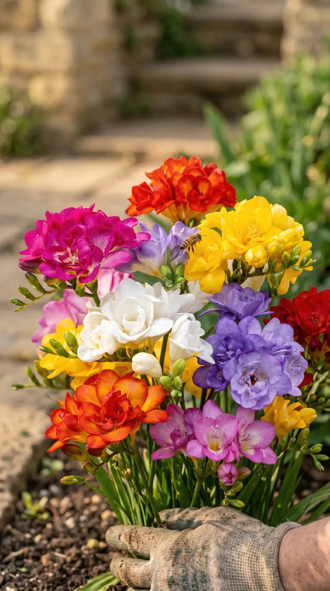 Freesia 'Double Mixed' - Harding & Bloom