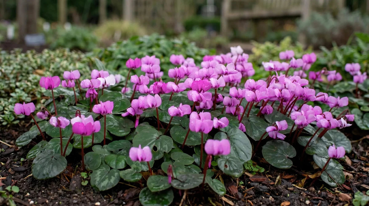 Cyclamen 'coum' (eastern cyclamen) - Harding & Bloom
