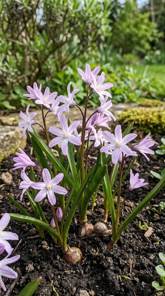 Chionodoxa 'Pink Giant' (Glory of the snow) - Harding & Bloom