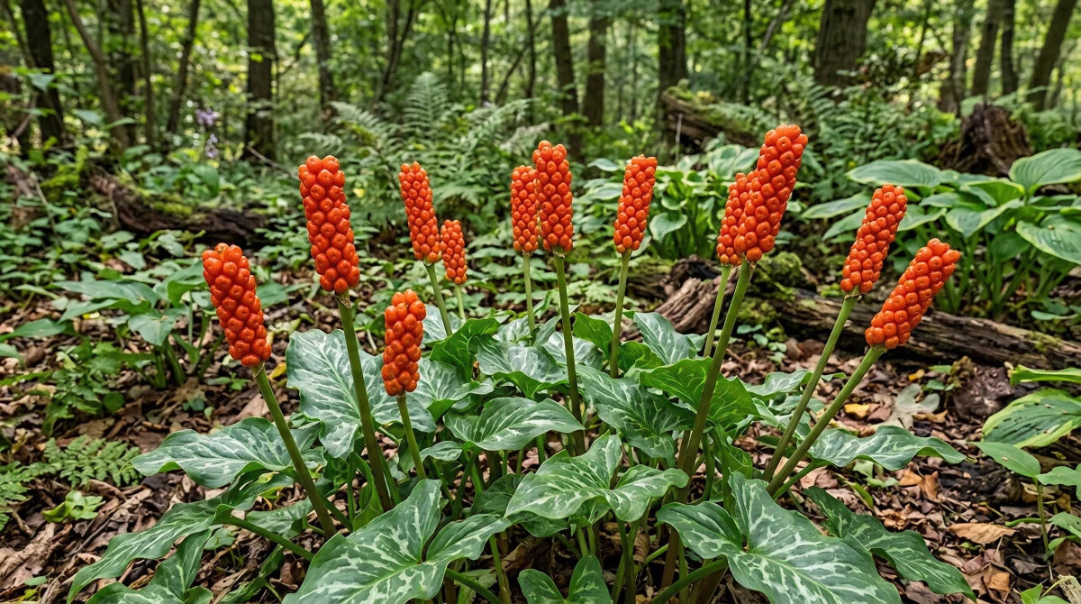 Arum 'italicum' (Italian arum) - Harding & Bloom