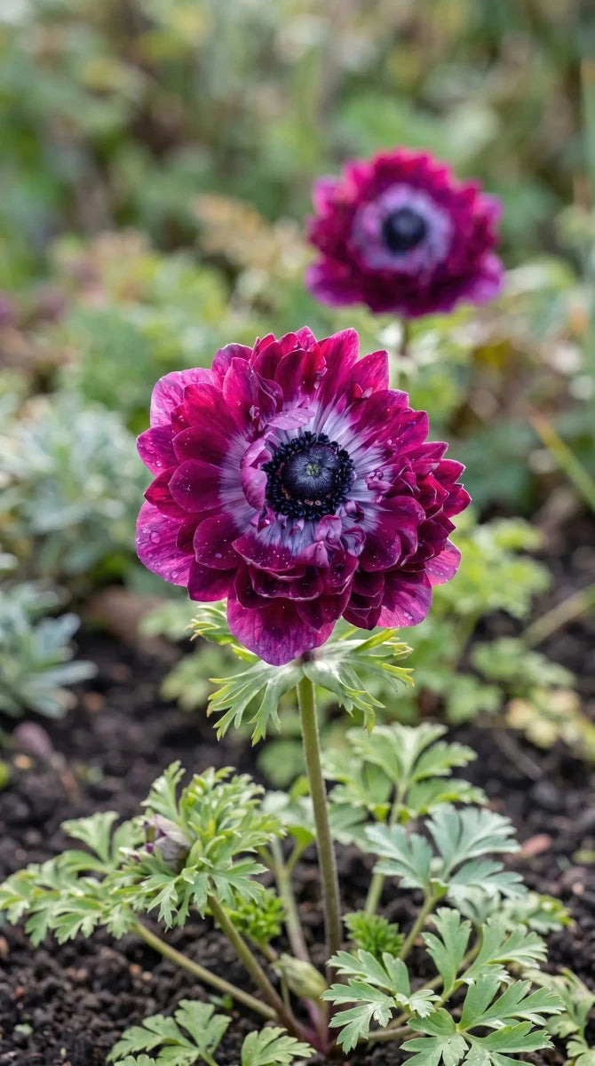 Anemone 'Levante Wine Double' image 4