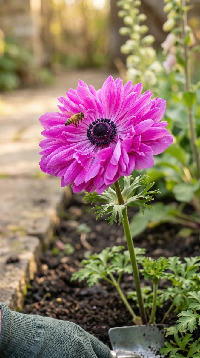 Anemone coronaria 'Levante Fucsia' Double - Harding & Bloom