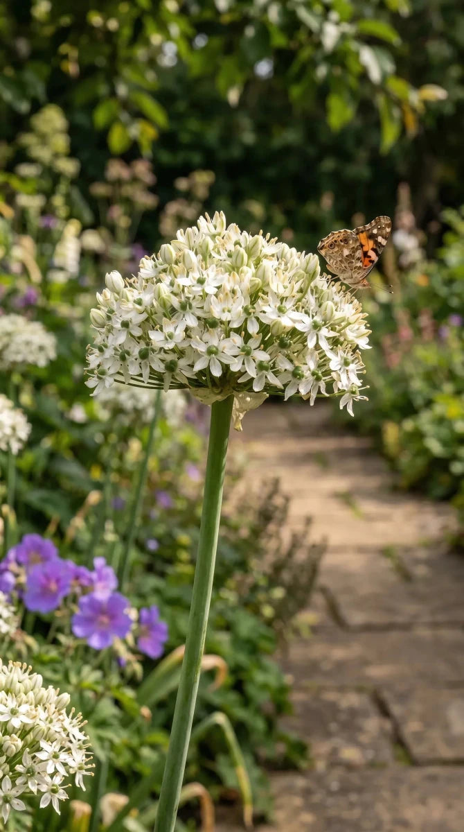 Allium 'Nigrum' (black garlic) - Harding & Bloom