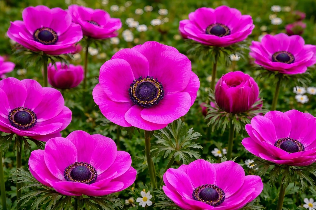 Anemone coronaria 'The Admiral' (St. Brigid) – anemone corms, product photo 5 (Harding & Bloom)
