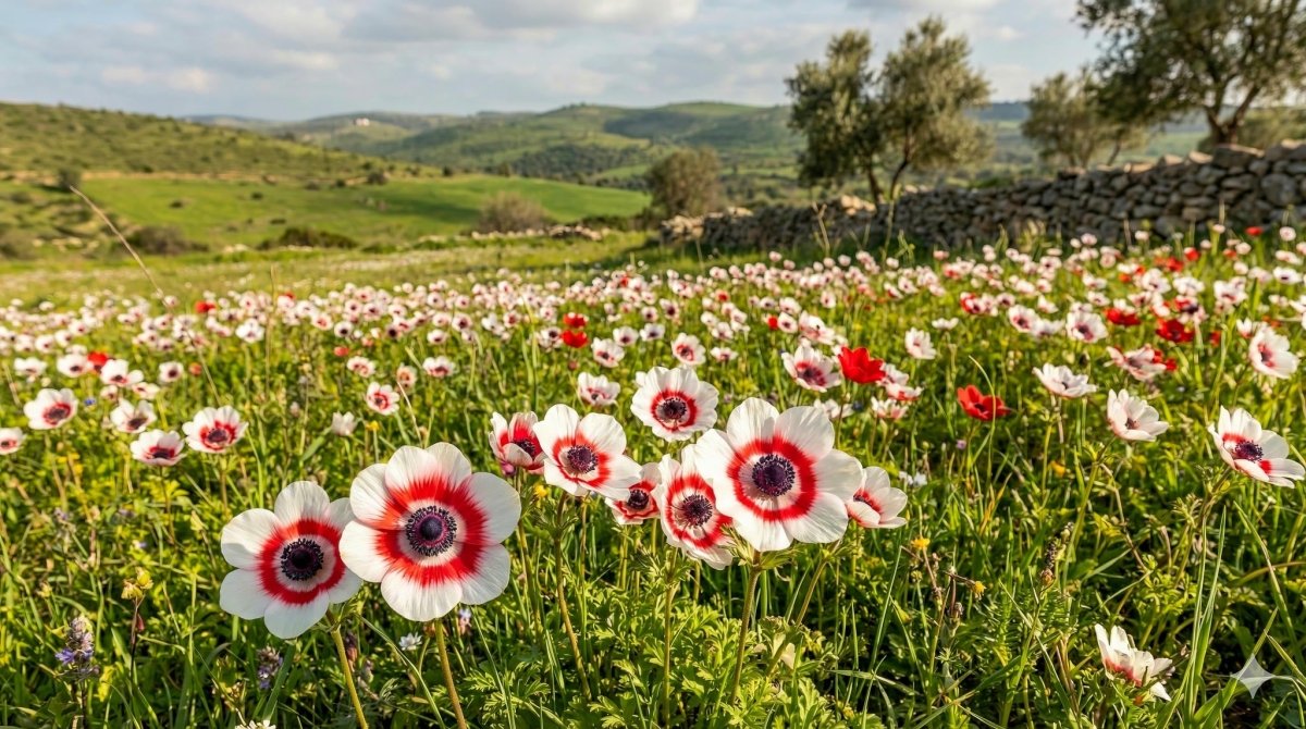 Anemone coronaria 'Duet' (Bicolor) – anemone corms, product photo 5 (Harding & Bloom)