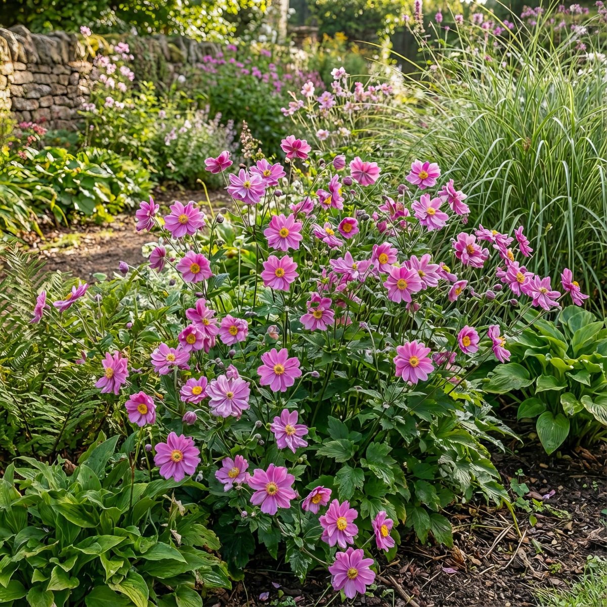 Anemone × hybrida 'Pamina' Pink (Japanese anemone) – anemone corms, product photo 5 (Harding & Bloom)