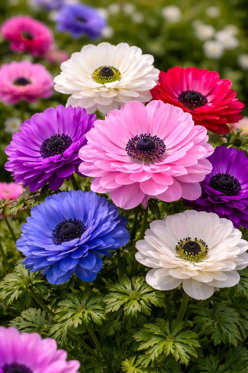 Anemone coronaria 'St. Brigid Mixed' – anemone corms, product photo 2 (Harding & Bloom)