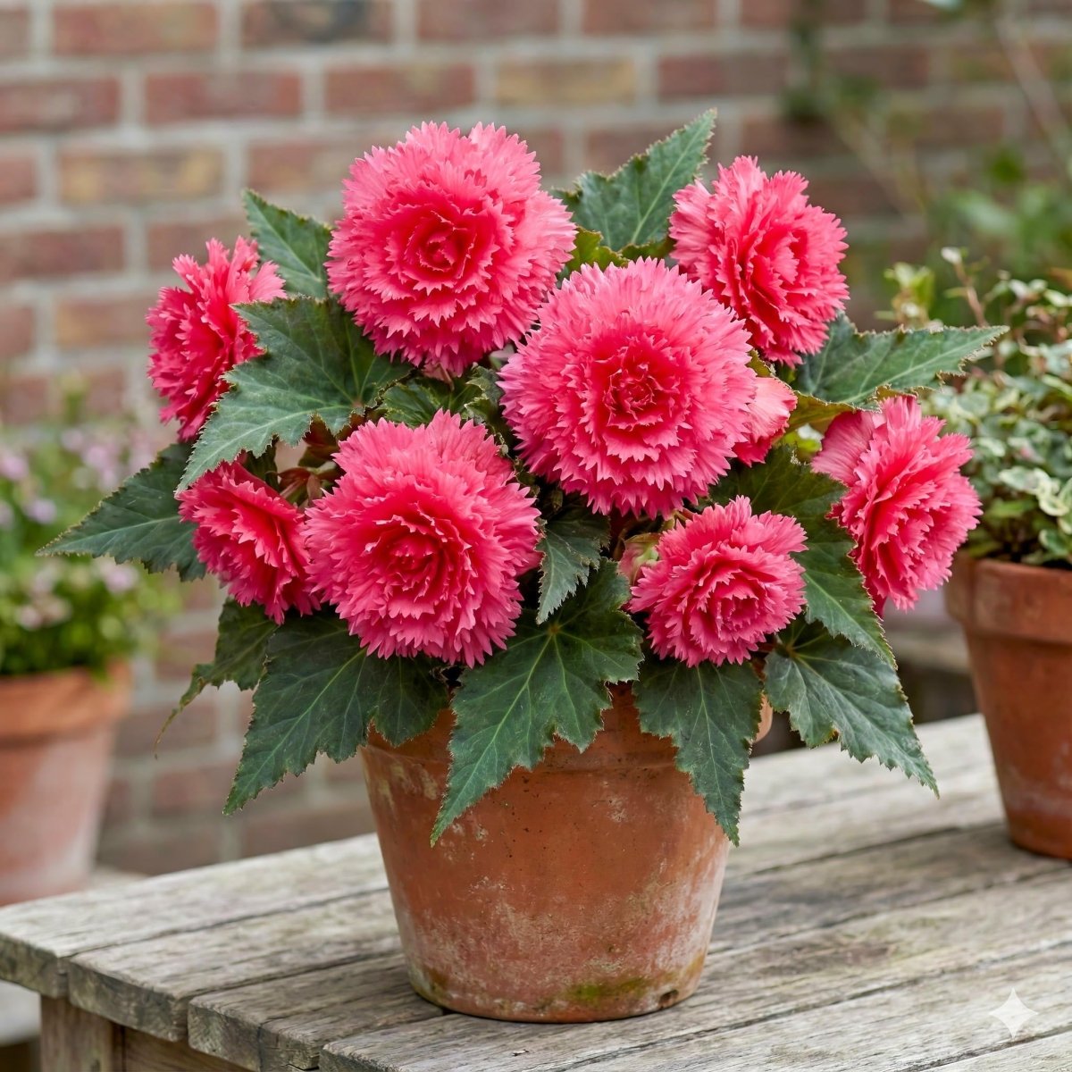 Begonia 'Fimbriata Pink' – begonia tubers, product photo 4 (Harding & Bloom)