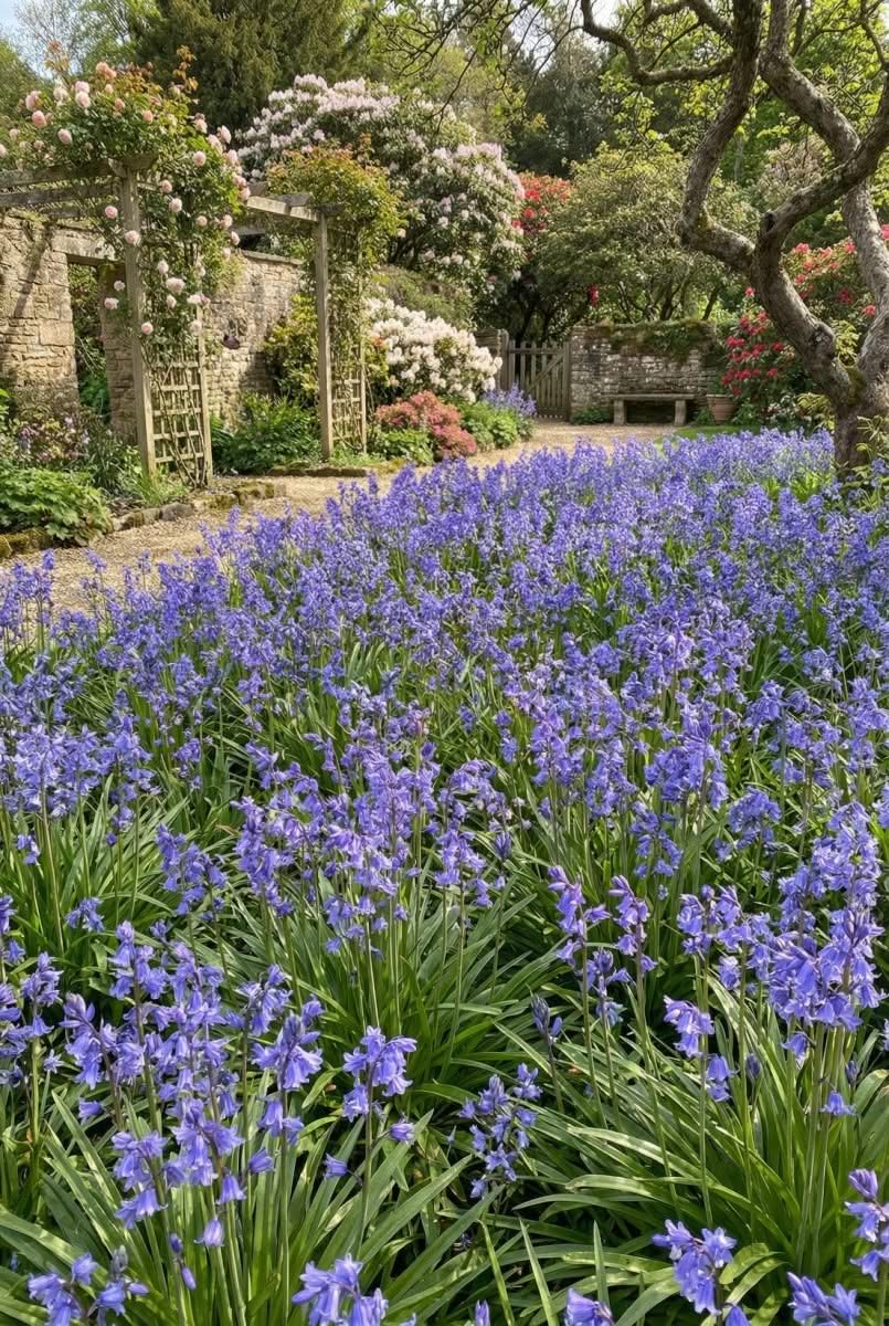 English Bluebells 'In the Green' (Hyacinthoides non - scripta) - Harding & Bloom