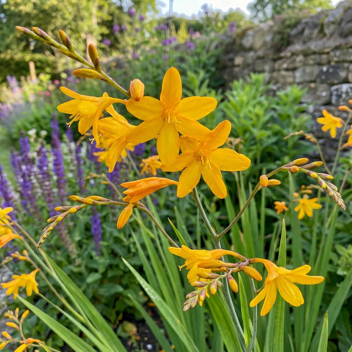 Crocosmia 'George Davidson' – flower bulbs, product photo 3 (Harding & Bloom)