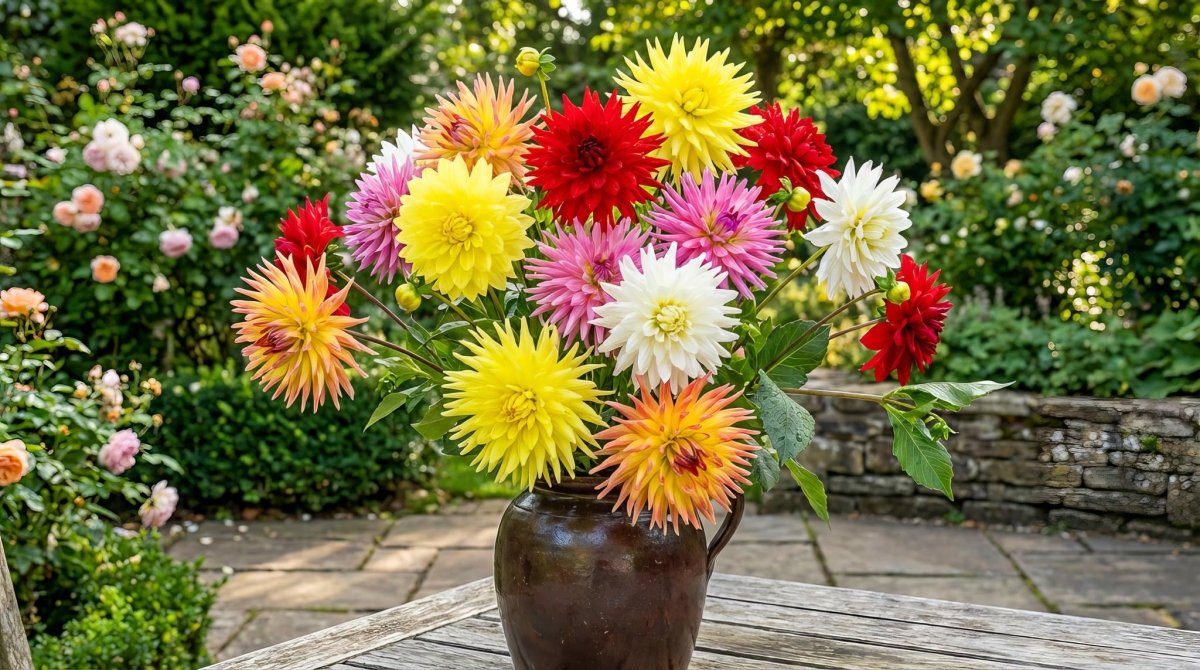 Dahlia 'Cactus Mixed' – dahlia tubers, product photo 3 (Harding & Bloom)