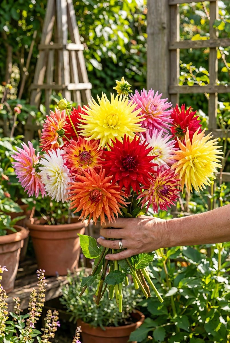 Dahlia 'Cactus Mixed' – dahlia tubers, product photo 5 (Harding & Bloom)