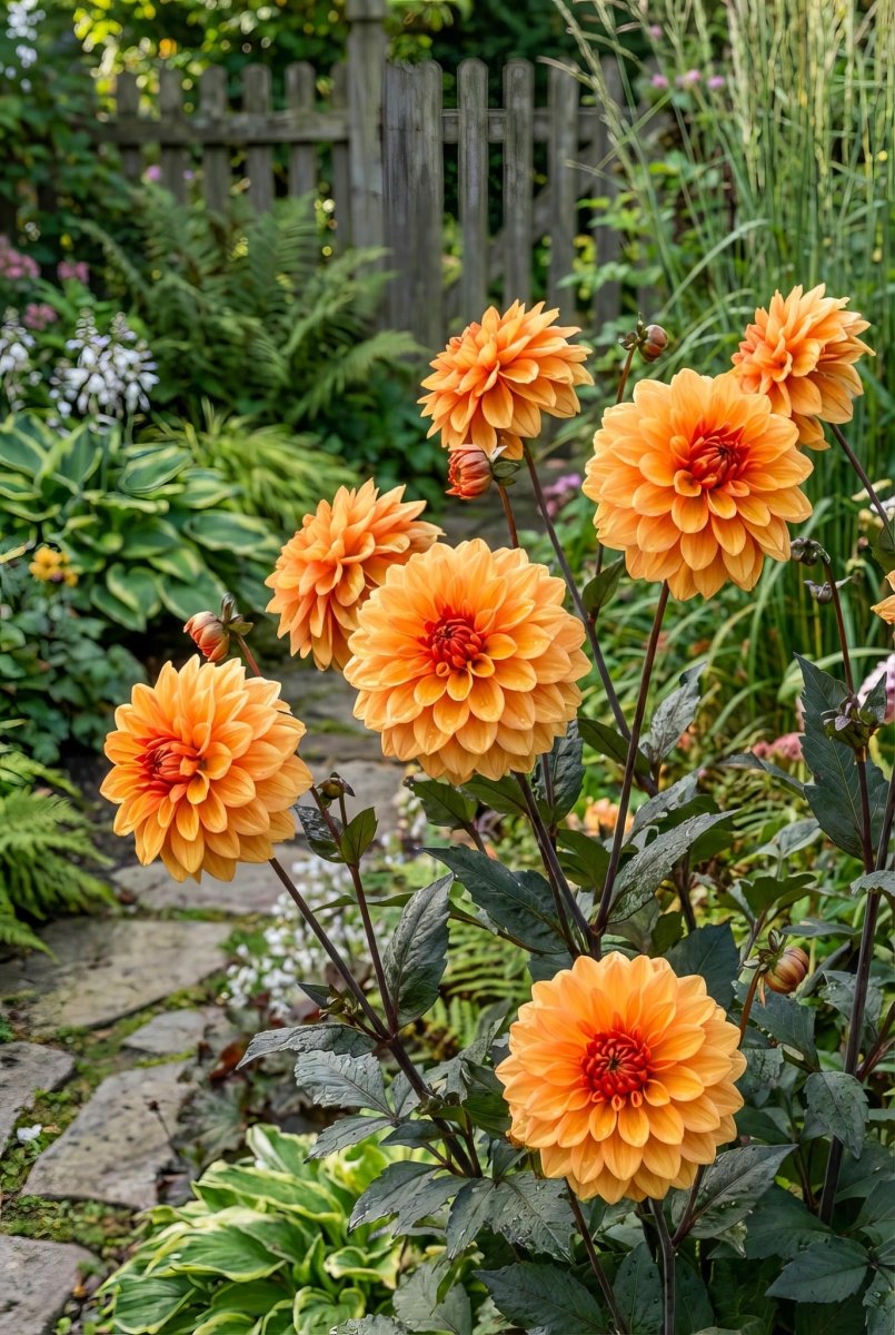 Dahlia 'David Howard' – dahlia tubers, product photo 2 (Harding & Bloom)