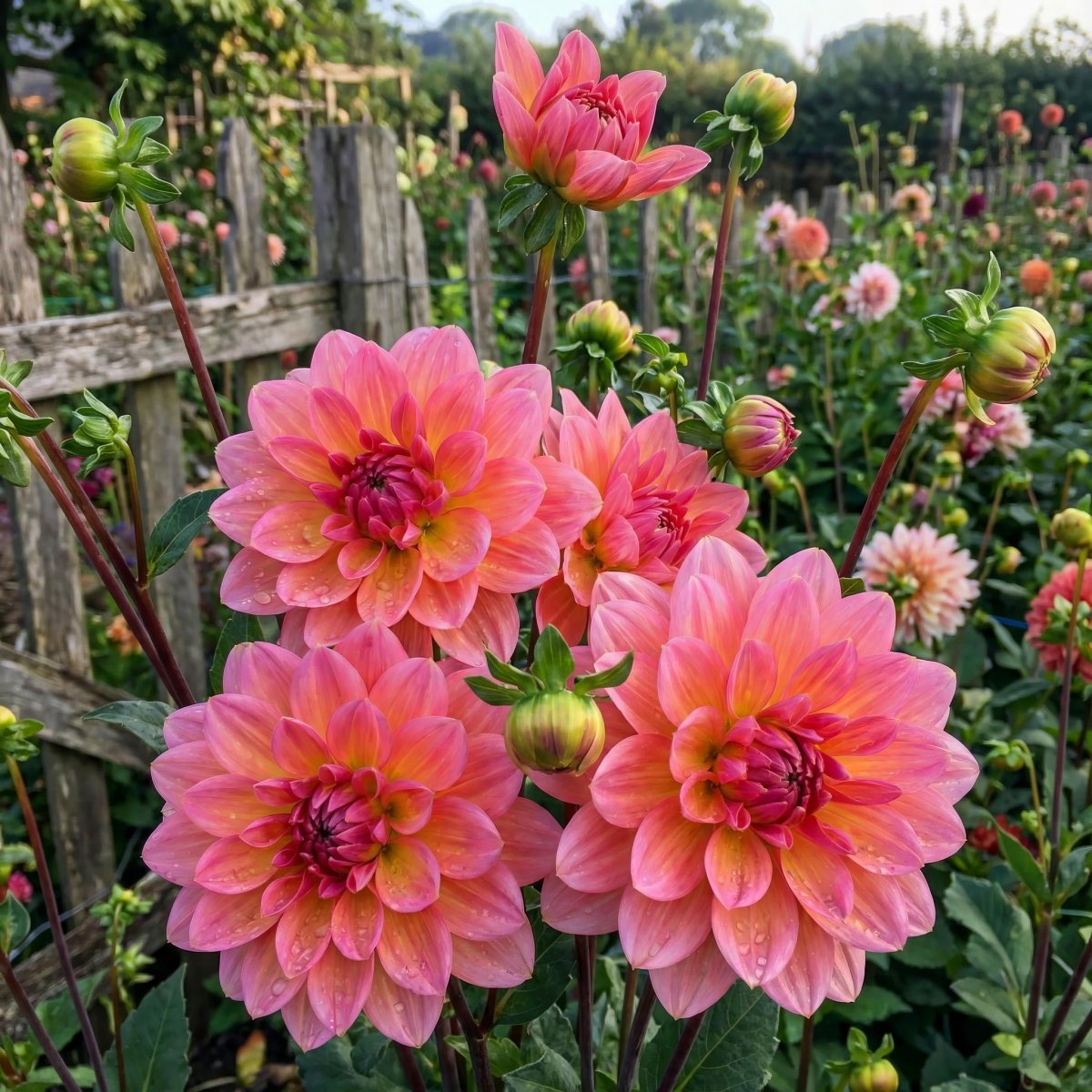 Dahlia 'Phyllis Farmer' – dahlia tubers, product photo 3 (Harding & Bloom)