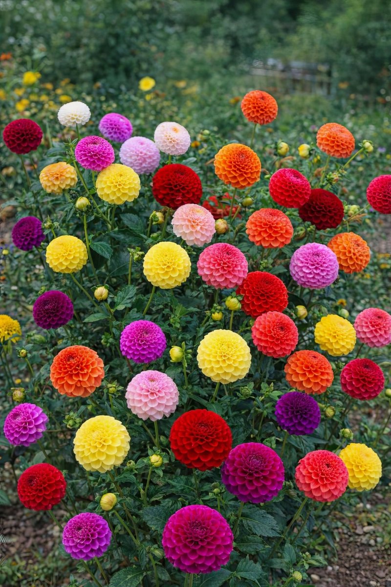 Dahlia 'Pompon Mixed' – dahlia tubers, product photo 5 (Harding & Bloom)