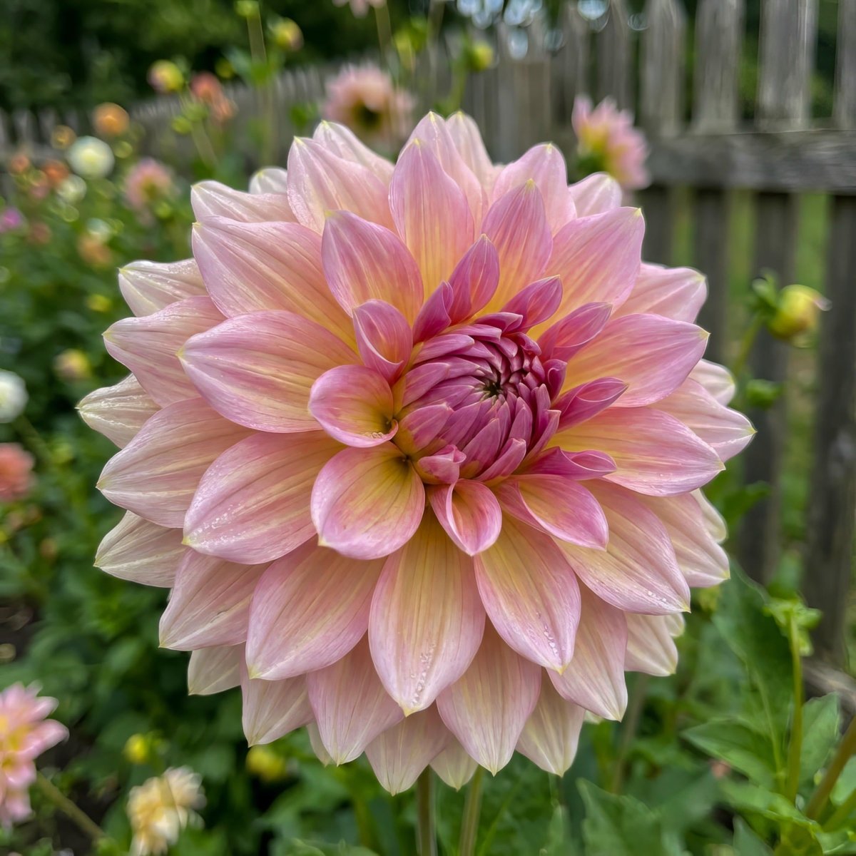 Dahlia 'Strawberry Ice' – dahlia tubers, main product photo (Harding & Bloom)