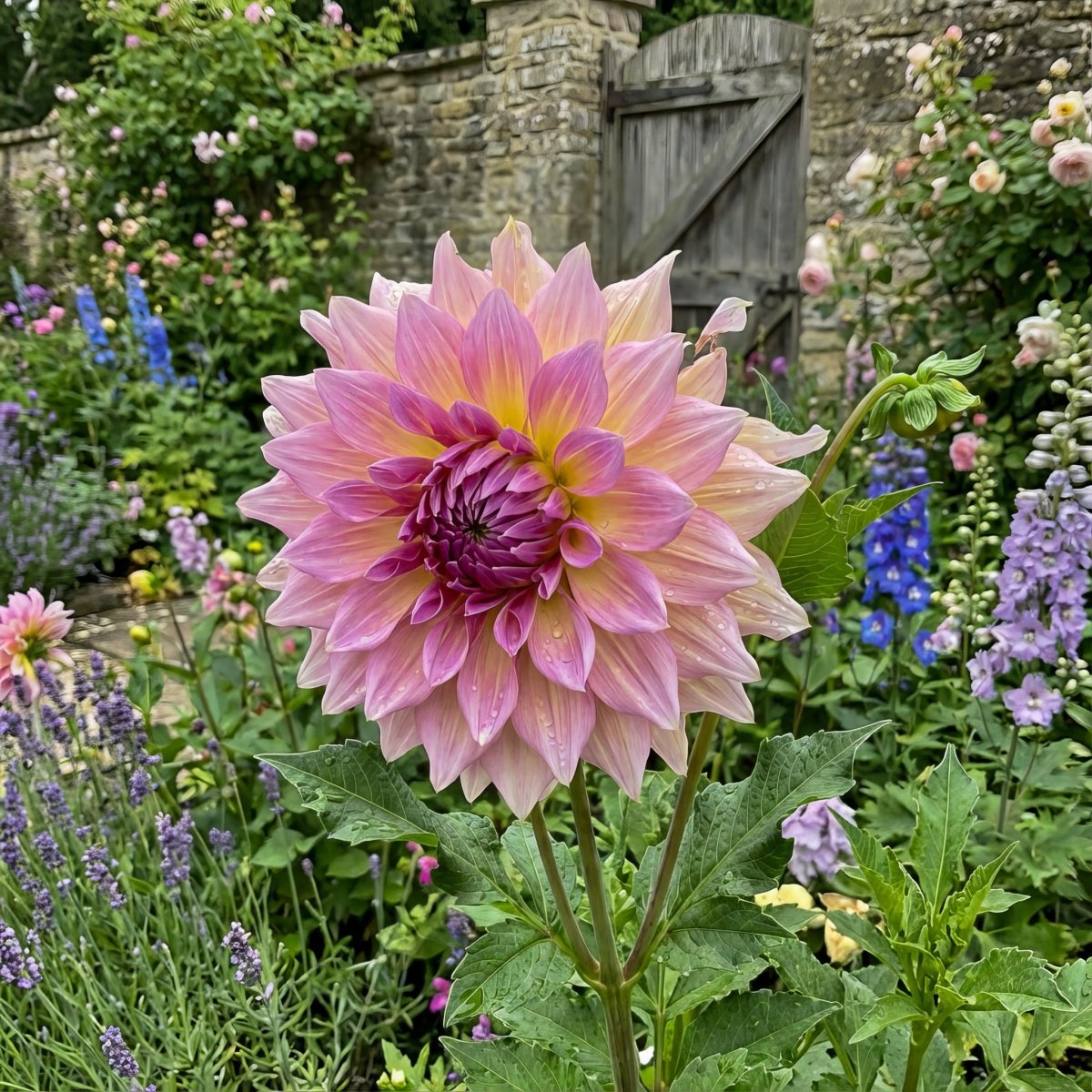 Dahlia 'Strawberry Ice' – dahlia tubers, product photo 4 (Harding & Bloom)
