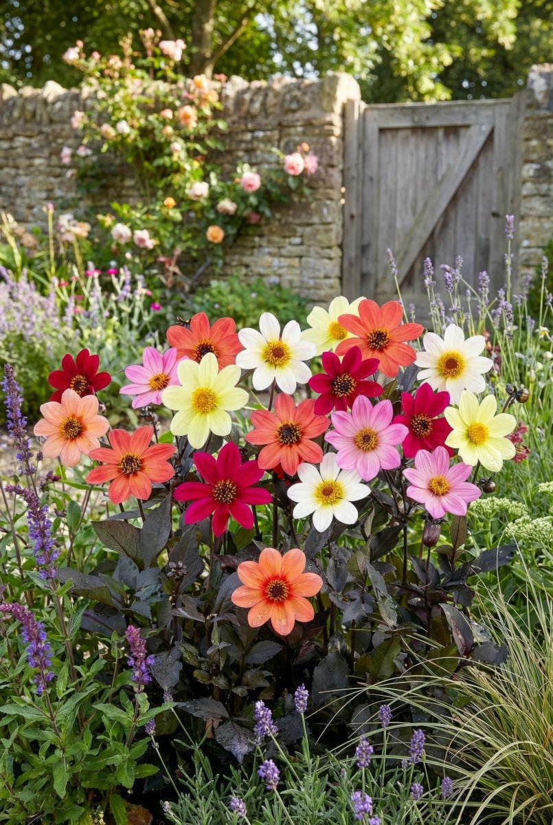 Dahlia 'Topmix Mixed' – dahlia tubers, product photo 4 (Harding & Bloom)