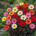 Dahlia 'Topmix Mixed' – dahlia tubers, product photo 3 (Harding & Bloom)