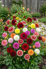 Dahlia 'Decorative Mixed' – dahlia tubers, product photo 4 (Harding & Bloom)