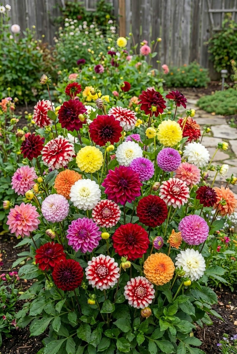 Dahlia 'Decorative Mixed' – dahlia tubers, product photo 4 (Harding & Bloom)