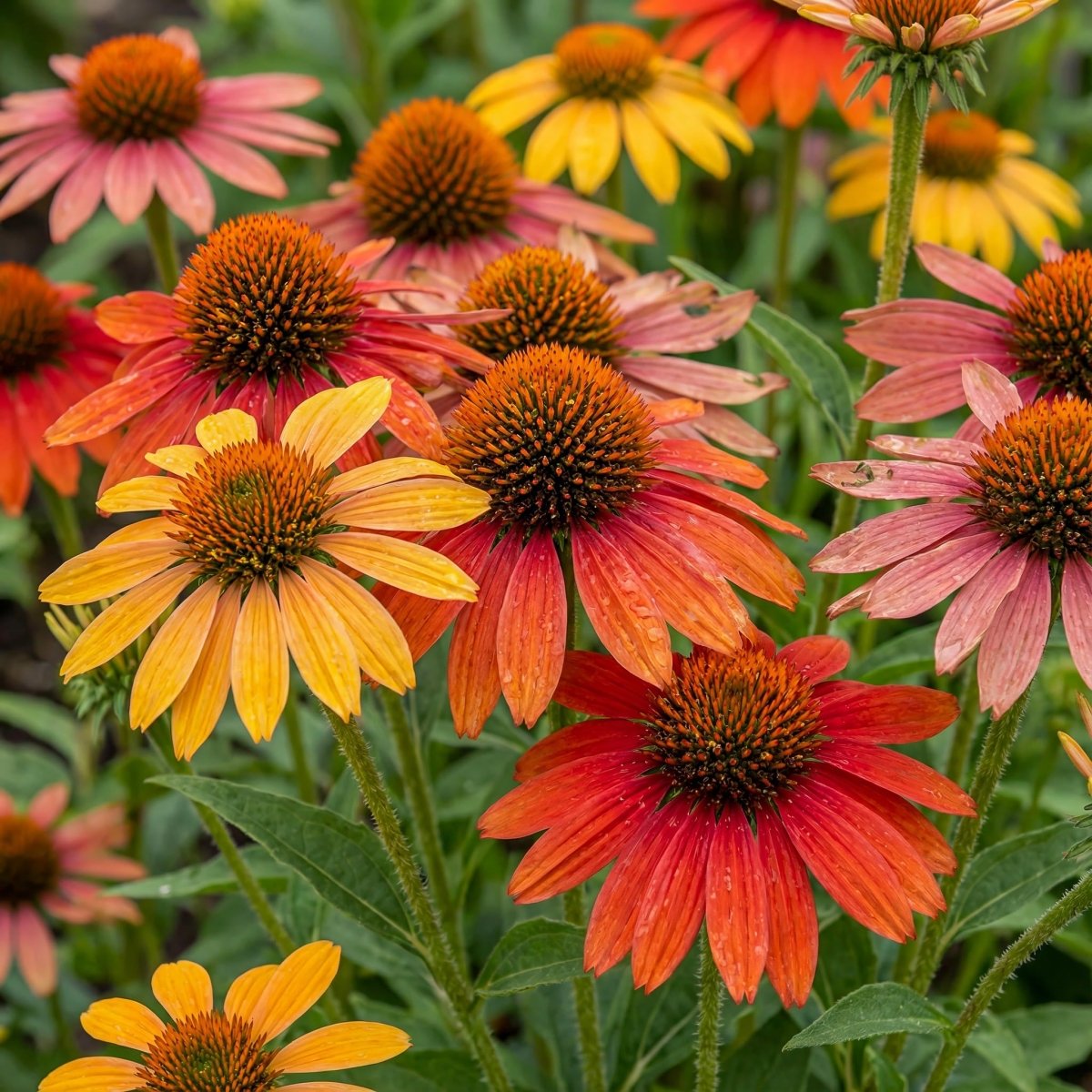 Echinacea 'Cheyenne Spirit' (Coneflower) – flower bulbs, main product photo (Harding & Bloom)