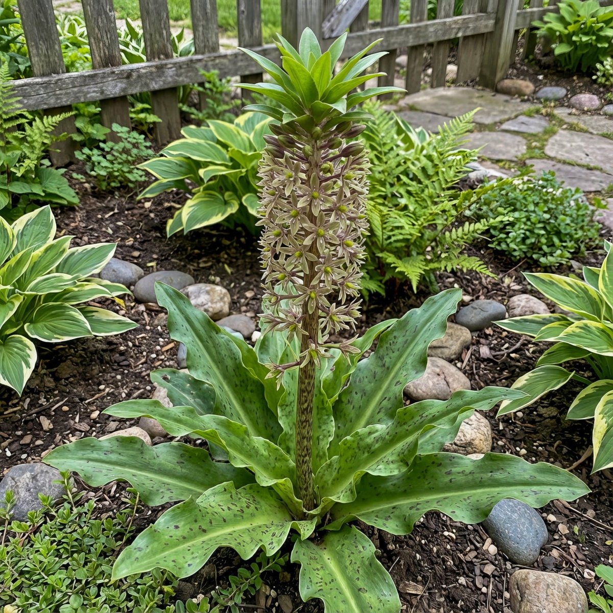 Eucomis 'Bicolor' (Pineapple lily) – lily bulbs, main product photo (Harding & Bloom)