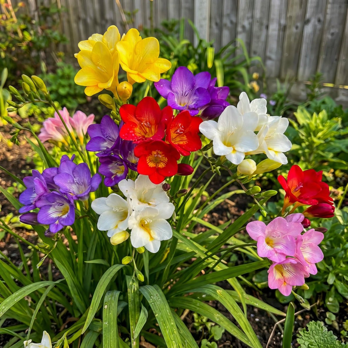 Freesia 'Single Mixed' – freesia corms, main product photo (Harding & Bloom)